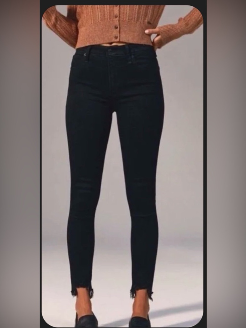 Curve Love Black High Rise Super Skinny Ankle Jeans
Button down